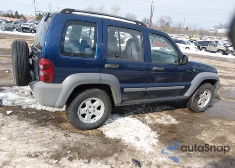 2005 Jeep Liberty Sport from USA, damaged, VIN 1J4GL48K754518278